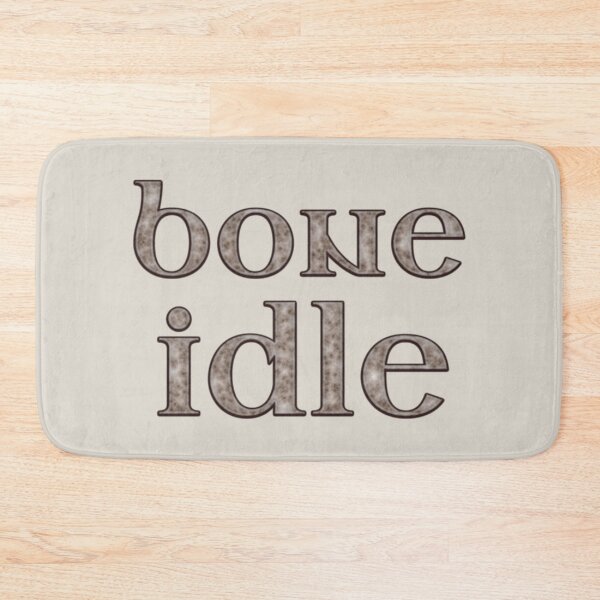 Item preview, Bone Idle - Bone Letters designed and sold by SolarCross.