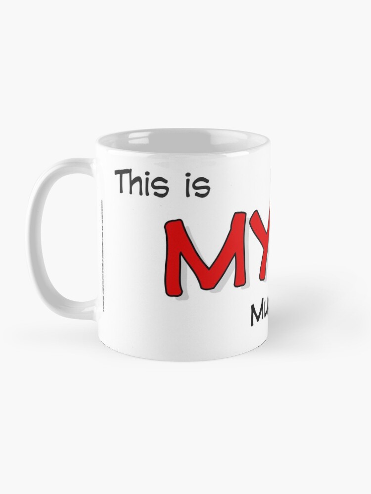 Mug à café '8-OPTIONS.COM - EN - MY MUG - WHITE - 10 $ for the authors' : autre vue