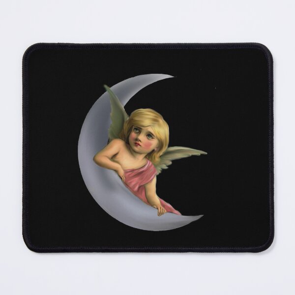 Item preview, Angel and moon artwork designed and sold by DopeDesign111.