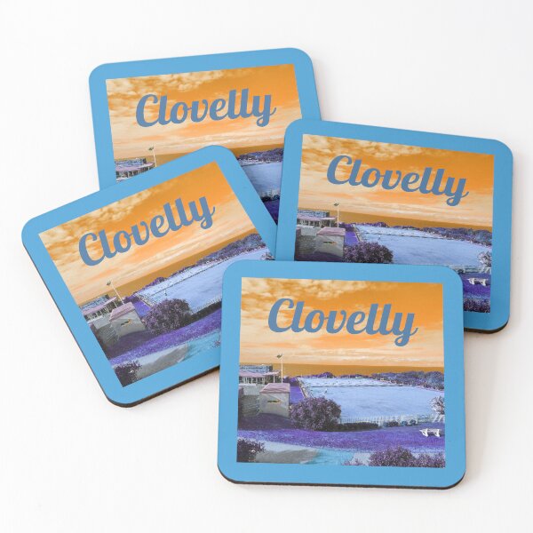 Item preview, CLOVELLY BC ORANGE SKY designed and sold by MIRYCO.