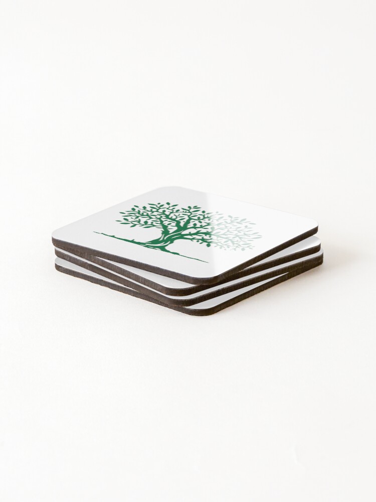 Thumbnail 4 of 5, Coasters (Set of 4), Tree designed and sold by TopBaseline.