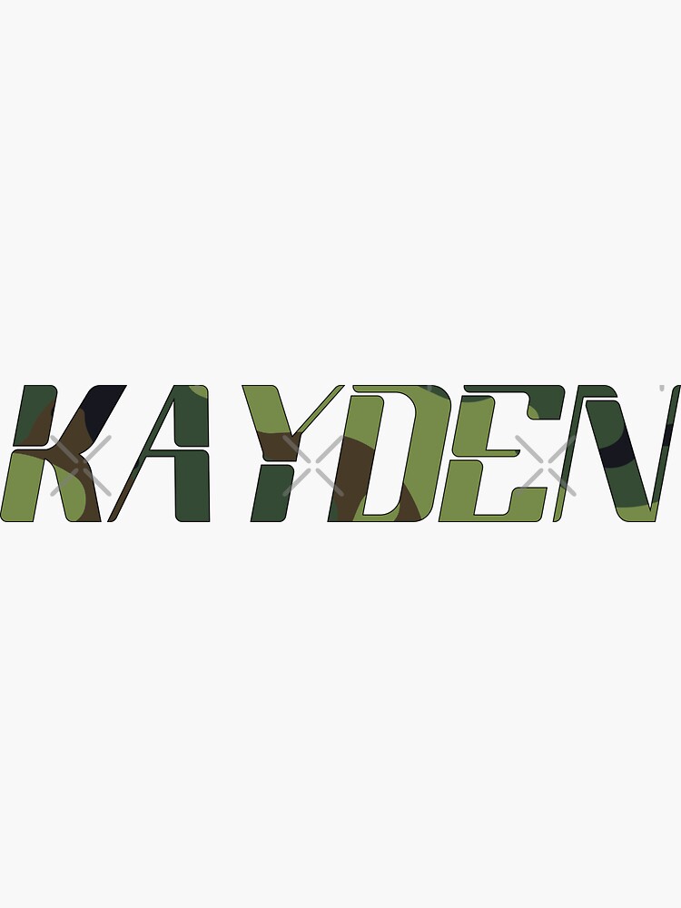 Kayden Name Iii My Name Is Kayden Typography Name Camo Vibe Kayden Name Iii My Name Is Kayden Typography Name Camo Vibe