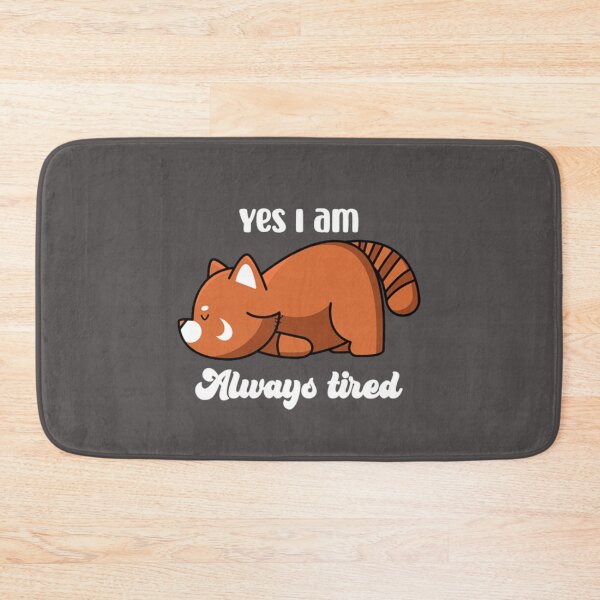 Item preview, Sí, siempre estoy cansado lindo animal zorro divertido perezoso meme designed and sold by ExcitedMood.