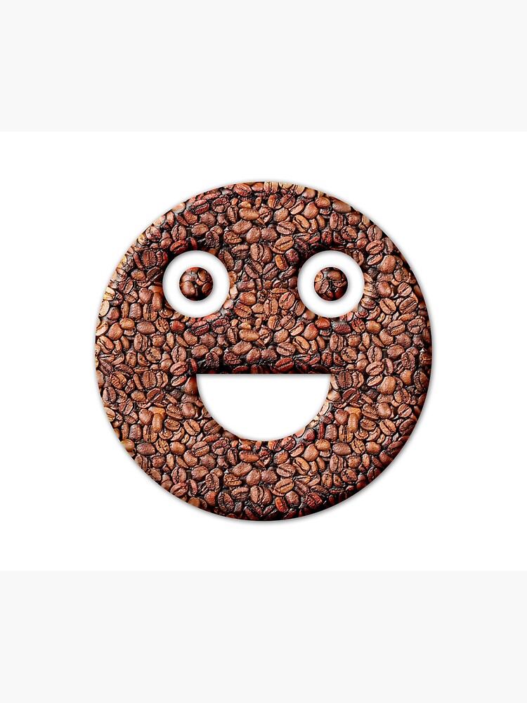"Coffee bean emoji" Sticker for Sale by ryderstshirthub Redbubble