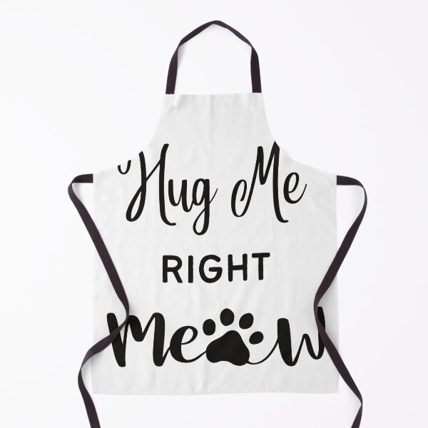 Item preview, hug me right meow, hug your cat day, proud cat mom, do it meow, funny cat lover, international cat day, cat puns designed and sold by helkav.