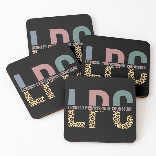 Item preview, Licensed Professional Counselor Cheetah Leopard Print Typography | Licensed Mental health counselor designed and sold by Violet Treasures.
