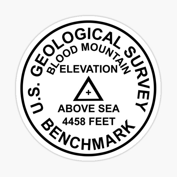 Item preview, Blood Mountain, Georgia USGS Style Benchmark designed and sold by topou.
