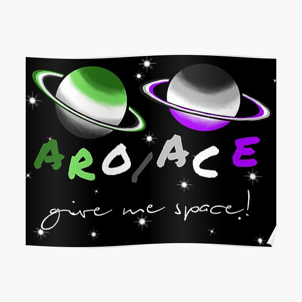 aro-ace-space-slogan-with-planets-poster-for-sale-by-duckvillestudio