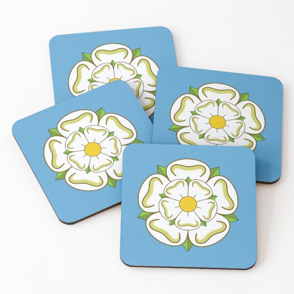 Item preview, Yorkshire County Flag - White Rose of York designed and sold by SolarCross.