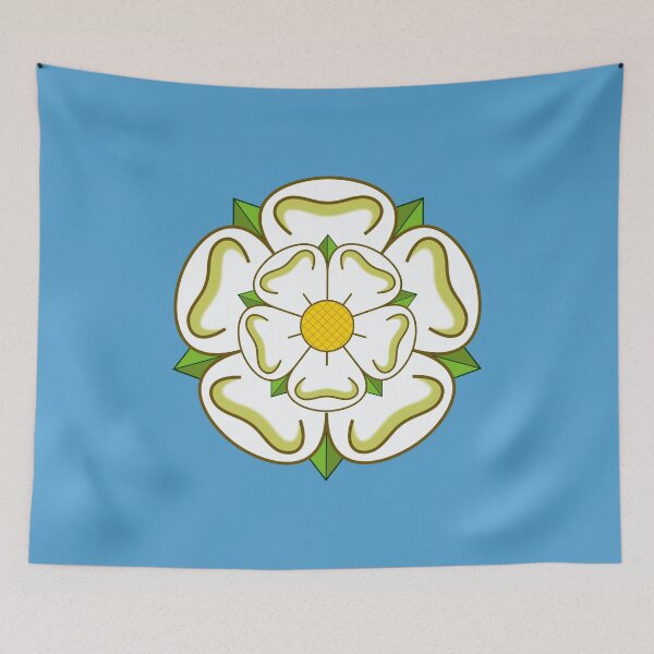 Item preview, Yorkshire County Flag - White Rose of York designed and sold by SolarCross.