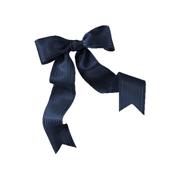 Artwork thumbnail, Velvet Bow Barrette - Sky by zarabukhari