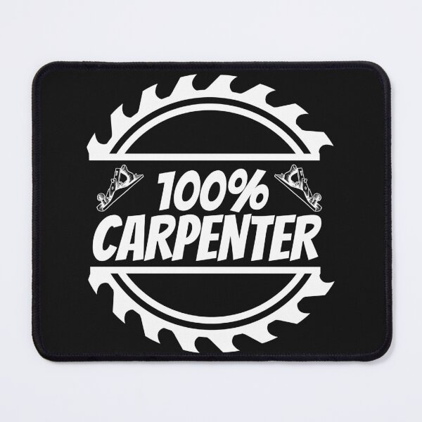 Artikelvorschau, 100% Carpenter - Holzbearbeitungs-Zimmerei-Spaß-Grafik - lustige Holzbearbeitungs-Geschenke entworfen und verkauft von WoodWorkingInc.