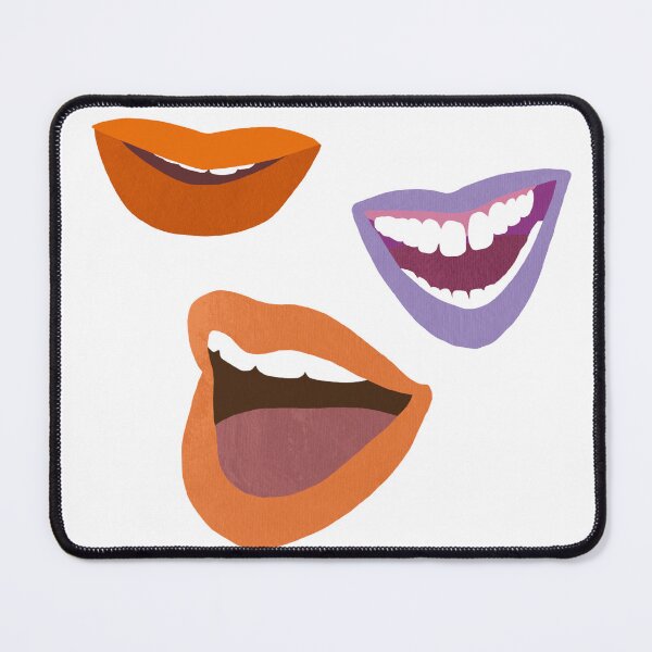Item preview, mouths designed and sold by Rebekka Schönefuß.