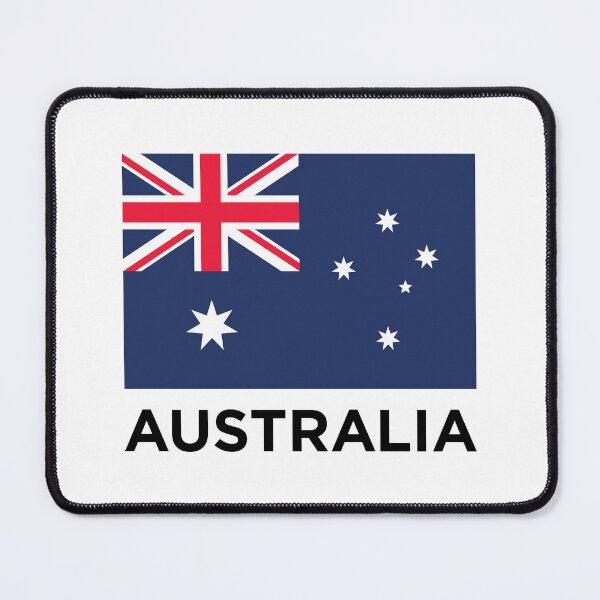 Item preview, Australia Flag With Text (On White) designed and sold by STUDIO-72.