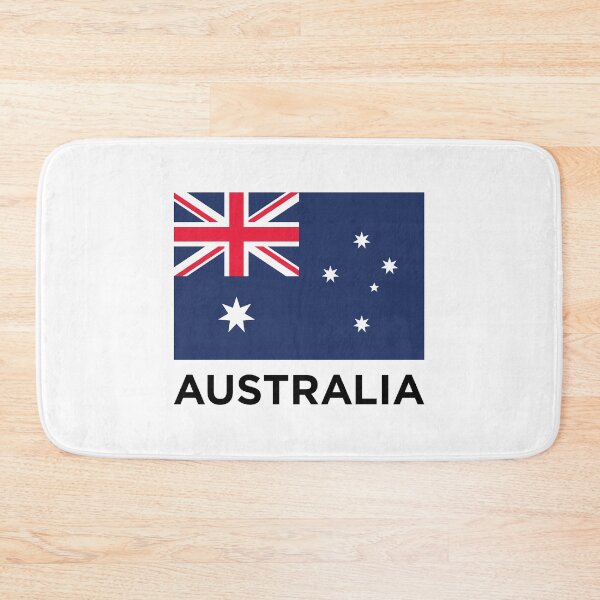Item preview, Australia Flag With Text (On White) designed and sold by STUDIO-72.