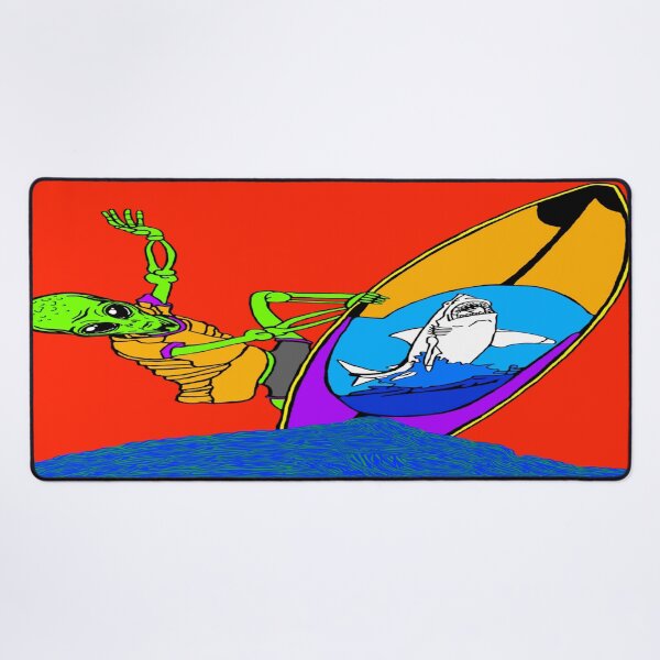 Item preview, Alien Surfer 1 designed and sold by InsecureArt1.