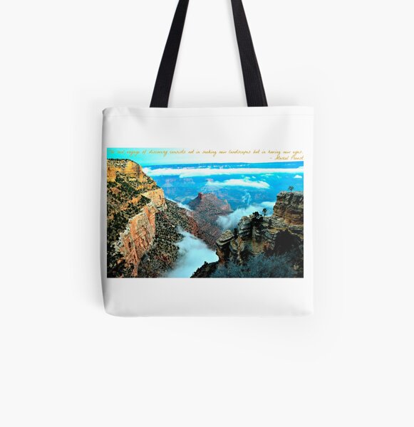 Voyage Travel Quote Collection All Over Print Tote Bag