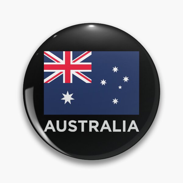 Item preview, Australia Flag With Text (On Black) designed and sold by STUDIO-72.