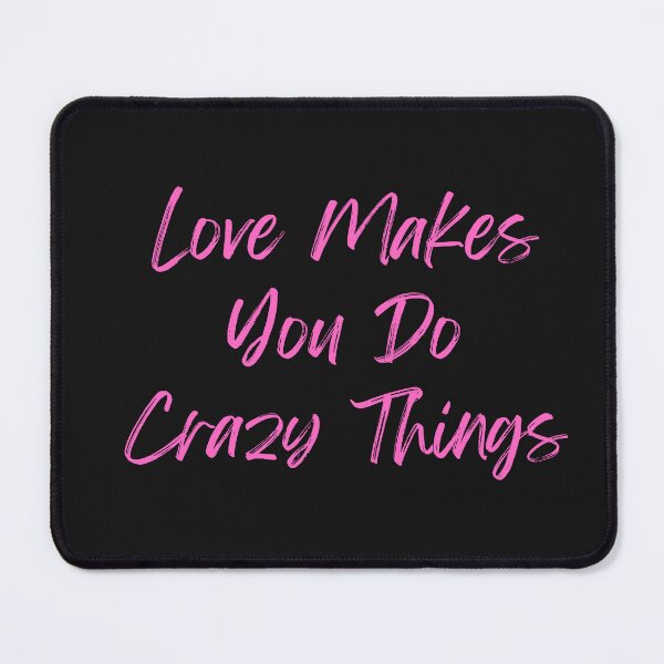 Item preview, Vintage Love Makes you do crazy things Pink Typography designed and sold by garniturex.