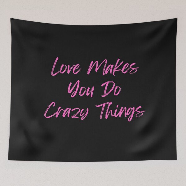 Item preview, Vintage Love Makes you do crazy things Pink Typography designed and sold by garniturex.