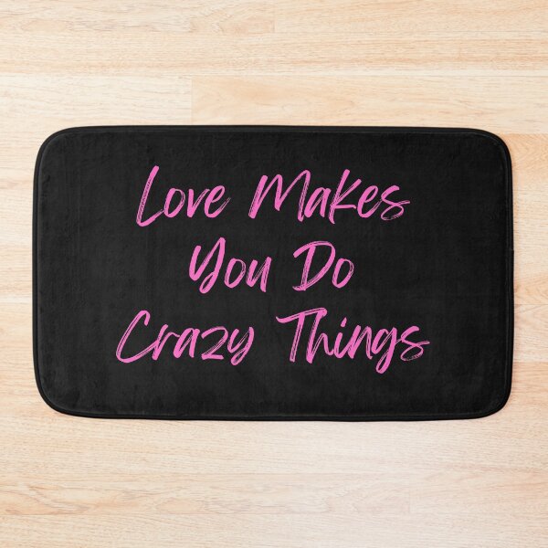 Item preview, Vintage Love Makes you do crazy things Pink Typography designed and sold by garniturex.