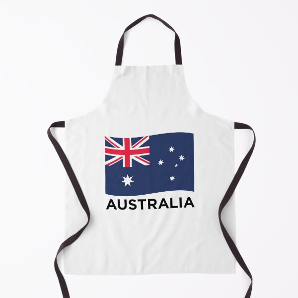 Item preview, Australia Wave Flag With Text (On White) designed and sold by STUDIO-72.