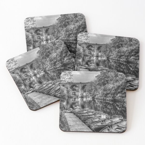 Item preview, knaresborough Viaduct And River Nidd Black And White designed and sold by Paul Thompson Photography.