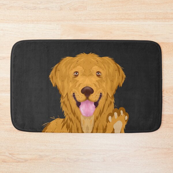 Item preview, Cute Red Dog Waving Hand designed and sold by Mariia Berezhna.