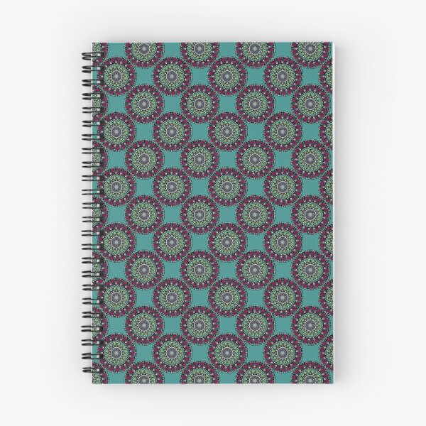 Item preview, Pink and Teal Mandala Seamless Pattern designed and sold by Cedarrue.