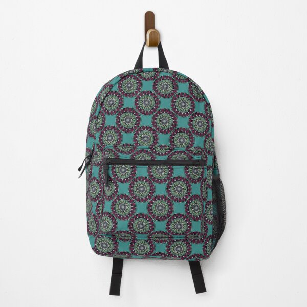Item preview, Pink and Teal Mandala Seamless Pattern designed and sold by Cedarrue.
