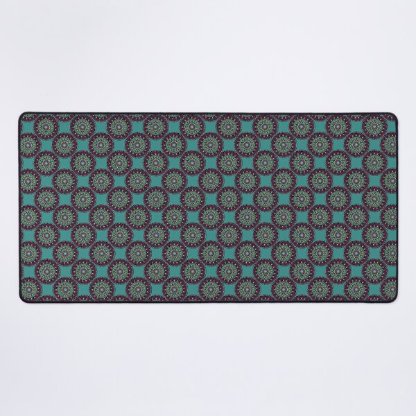 Item preview, Pink and Teal Mandala Seamless Pattern designed and sold by Cedarrue.