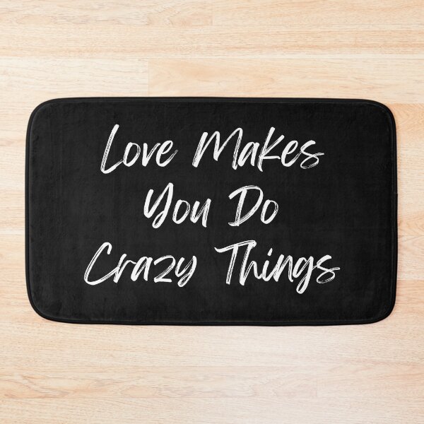 Item preview, Vintage Love Makes you do crazy thinigs Typography  designed and sold by garniturex.
