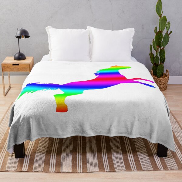 Item preview, Copy of silhouette of a multicolored horse in a jump, on a white background designed and sold by vilma3000.
