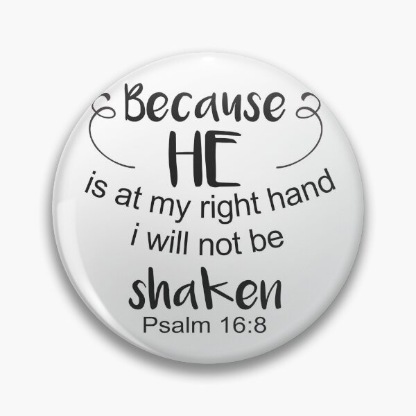 Item preview, Christian Design - I Will Not Be Shaken designed and sold by simplydesignart.
