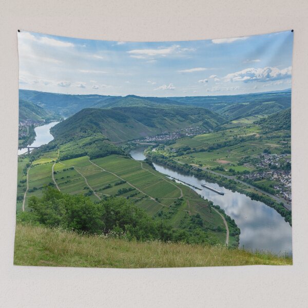 Item preview, View of the Moselle - Moselle loop - Germany - Travel photography designed and sold by MarionsArt.