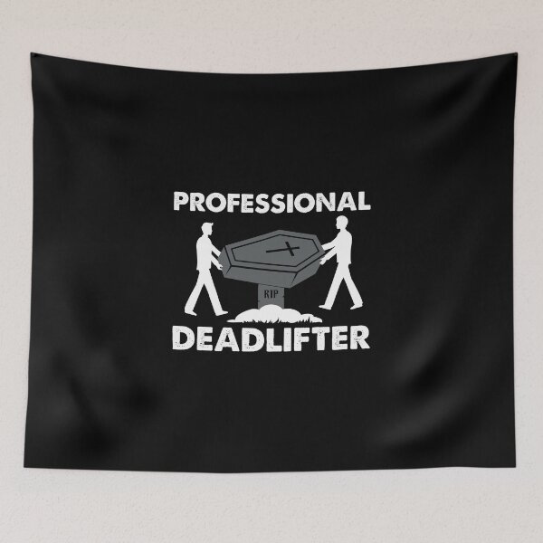 Item preview, Professional Deadlifter Funny Funeral Director Mortician designed and sold by StrongShirts.