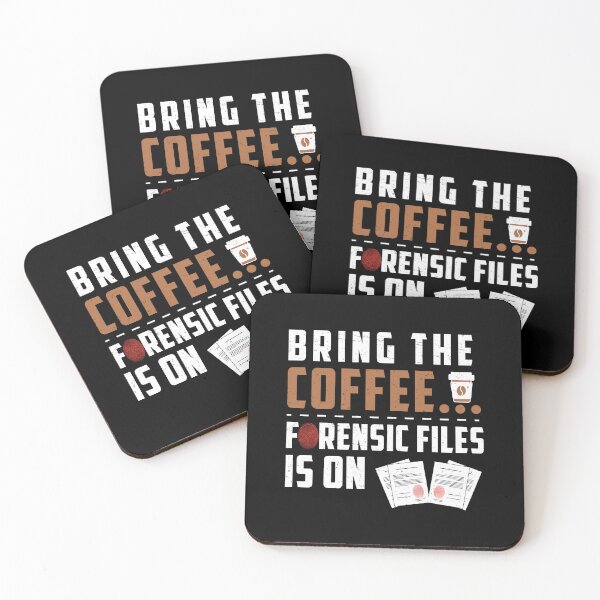 Item preview, Funny Forensic Science For A Crime Investigator Coffee Lover designed and sold by StrongShirts.