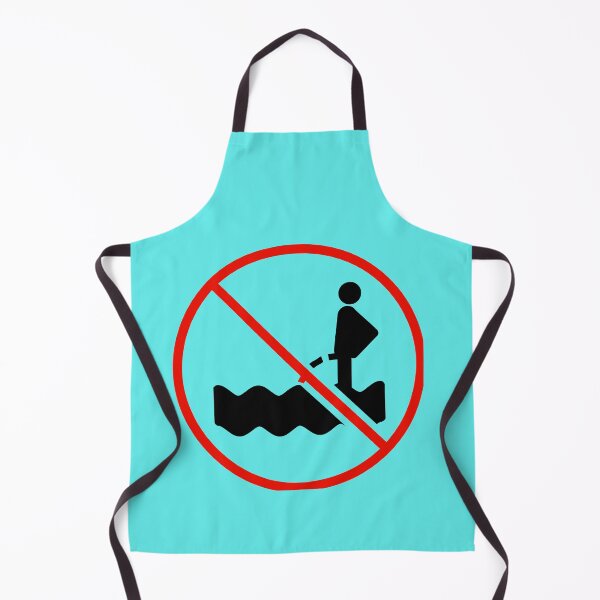 Item preview, Vintage Urinating Here Is Ban  Funny  illustration  designed and sold by garniturex.