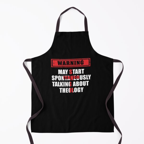 Artikelvorschau, Kann anfangen, über Theologie zu sprechen Lustiger Theologe Pastor entworfen und verkauft von StrongShirts.