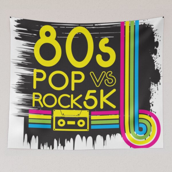 Item preview, 80S Pop Vs Rock Classic Vintage T-shirt designed and sold by MeticArts.