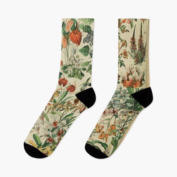 Item preview, dolphe millot fleurs 1800s poster designed and sold by AntiqueGallery.