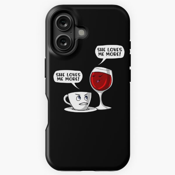 Artikel-Vorschau von Kaffee Wein Sie liebt mich mehr, designt und verkauft von underheaven.