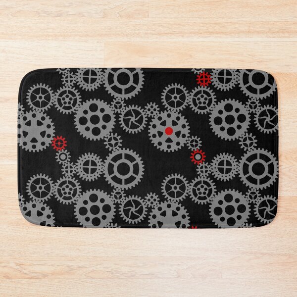 Item preview, Gray-red gears  designed and sold by ReflectedCrafts.