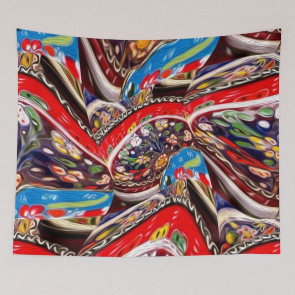 Artikelvorschau, Teller Kunst Blumenmuster entworfen und verkauft von Patternflower.