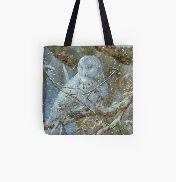 Winter Refuge All Over Print Tote Bag