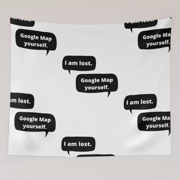 Item preview, i am lost........ Google map yourself. designed and sold by Restless Mortal.