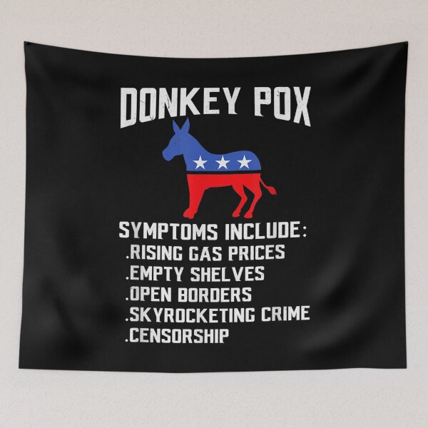 Item preview, Donkey Pox Conservative Republican Anti Biden Donkeypox  designed and sold by GerdaShop.