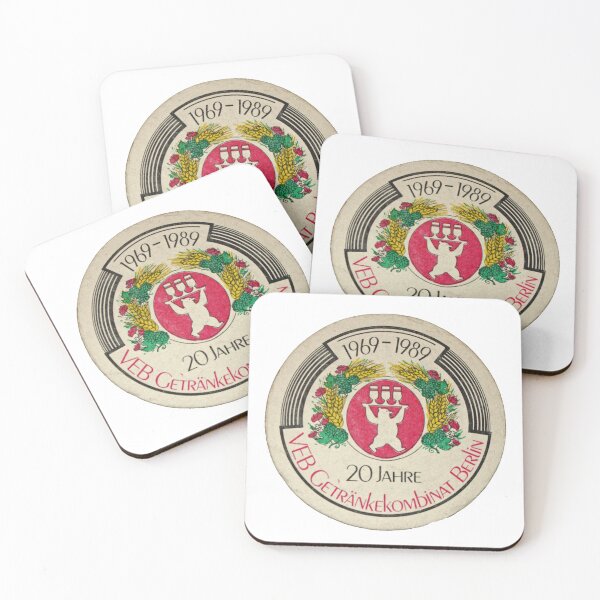 Item preview, East German Beer Coasters - Beer and Soda No18 designed and sold by Cult45one.