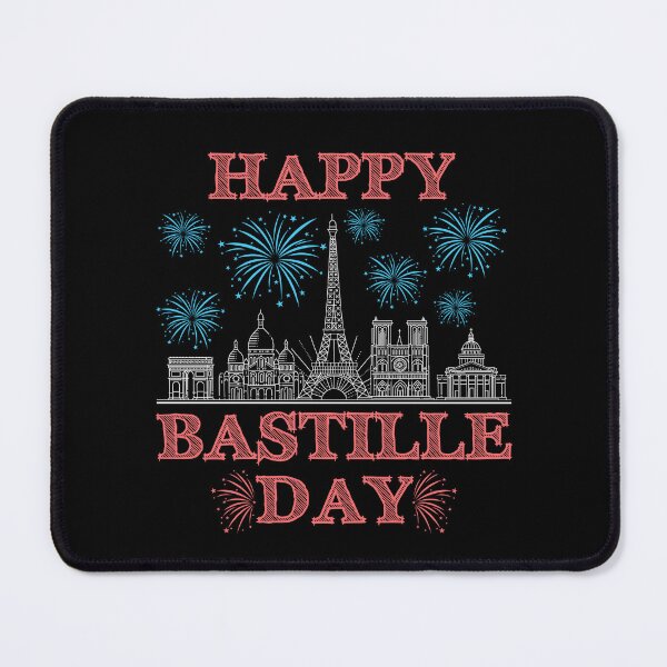 Item preview,  Happy Bastille Day Fireworks French Landmarks  designed and sold by jaygo.