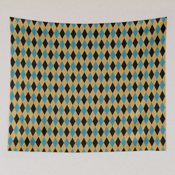 Item preview, Teal, Black, and Gold Classic Argyle designed and sold by Candice Davis.